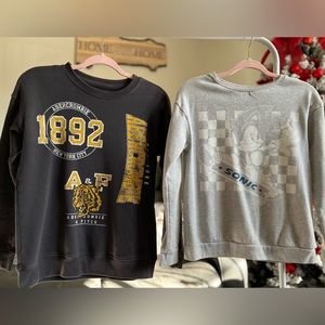 Abercrombie round neck shirt for cold weather boy 13 to 14 years old